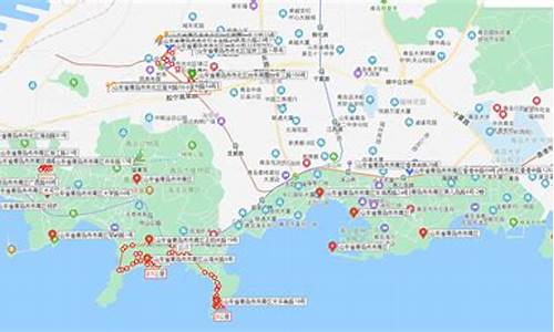 青岛景点路线_青岛景点路线图