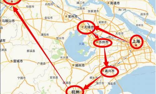 华东五市旅游地图版大图_华东五市旅游路线设计