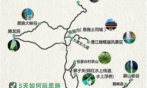 恩施三峡旅游路线图_恩施三峡旅游路线图高清