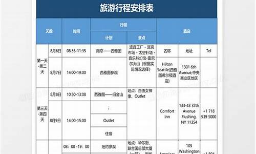 北京旅游路线安排表_北京旅游路线安排表图